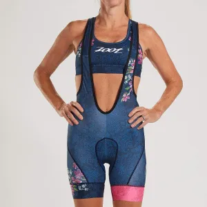 Womens LTD Cycle Bib - Blue Roar