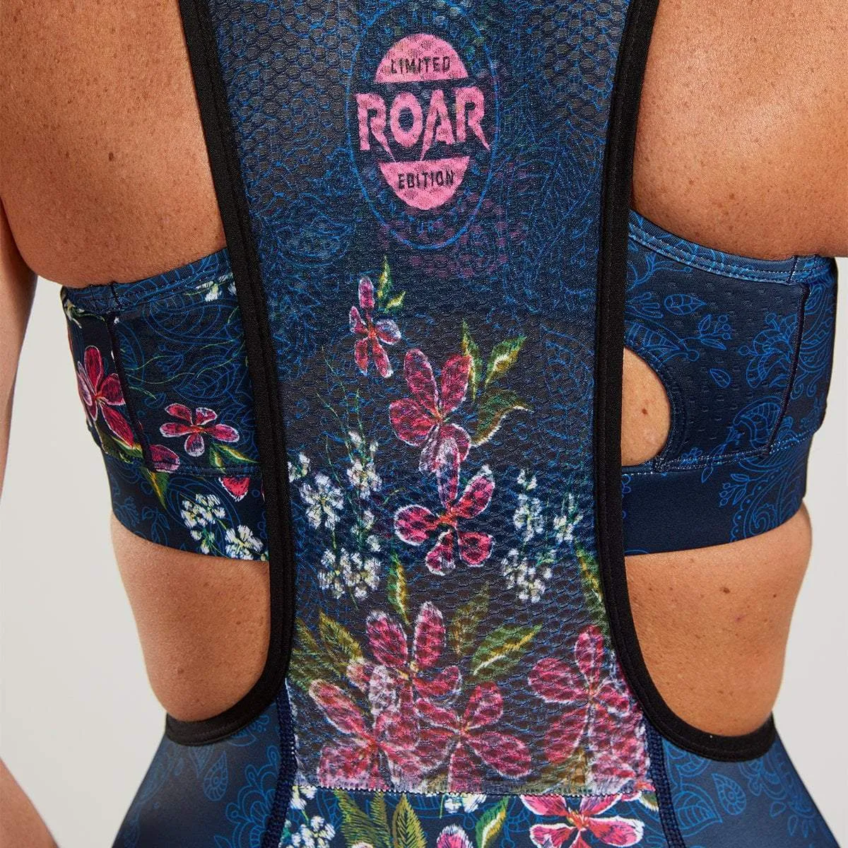 Womens LTD Cycle Bib - Blue Roar