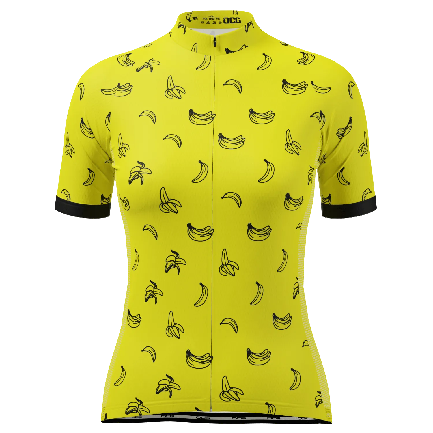 Women's Must Be Bananas Short Sleeve Cycling Jersey