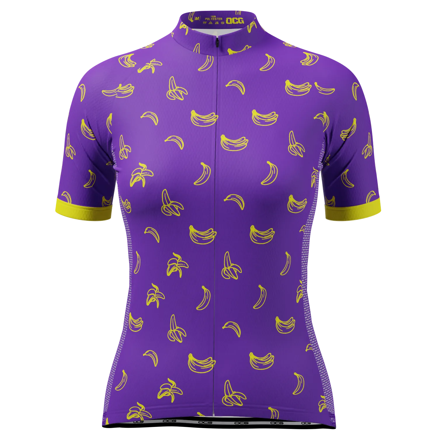 Women's Must Be Bananas Short Sleeve Cycling Jersey