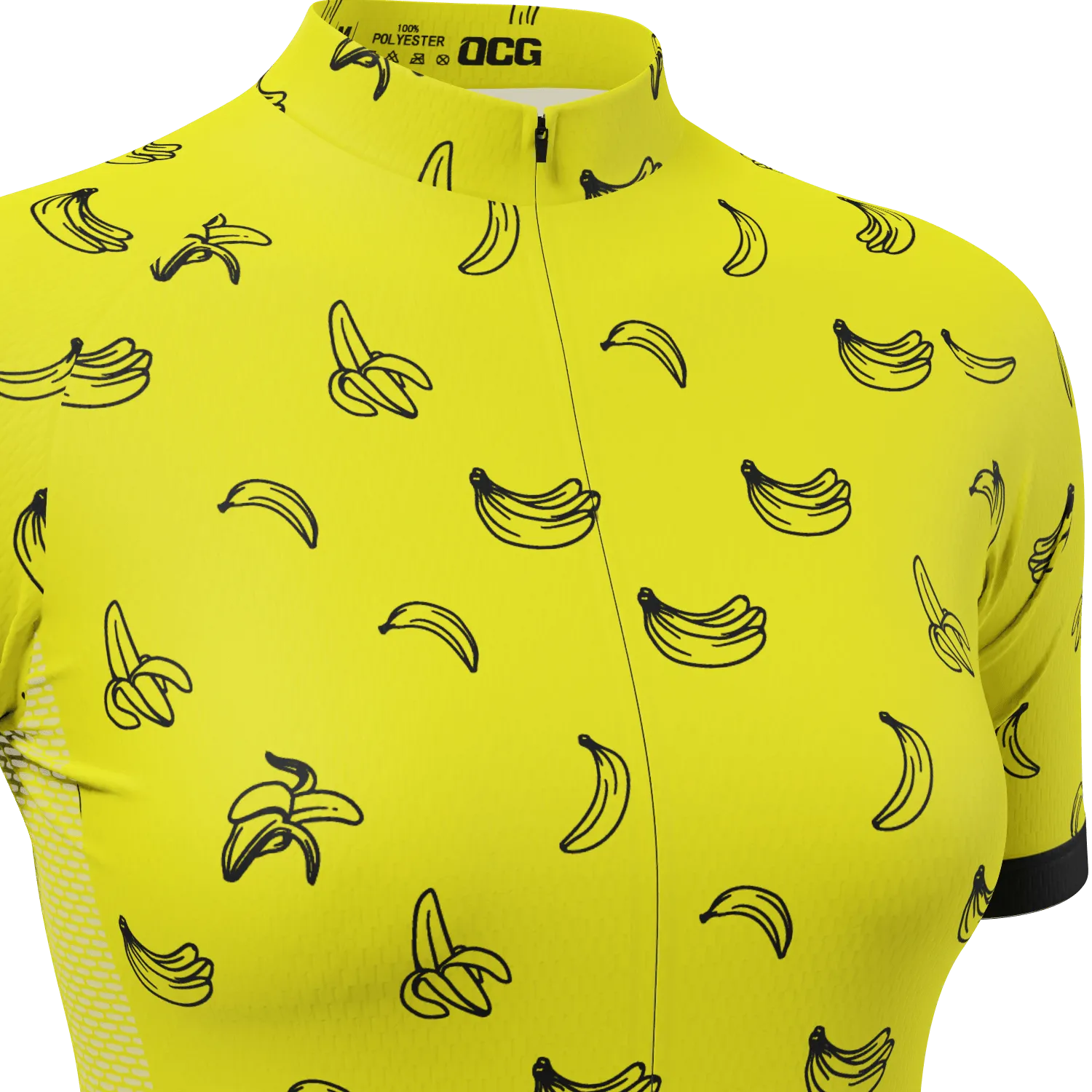 Women's Must Be Bananas Short Sleeve Cycling Jersey