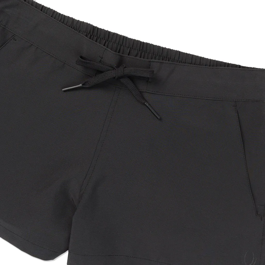 Womens Nomad Stretch Short - Black
