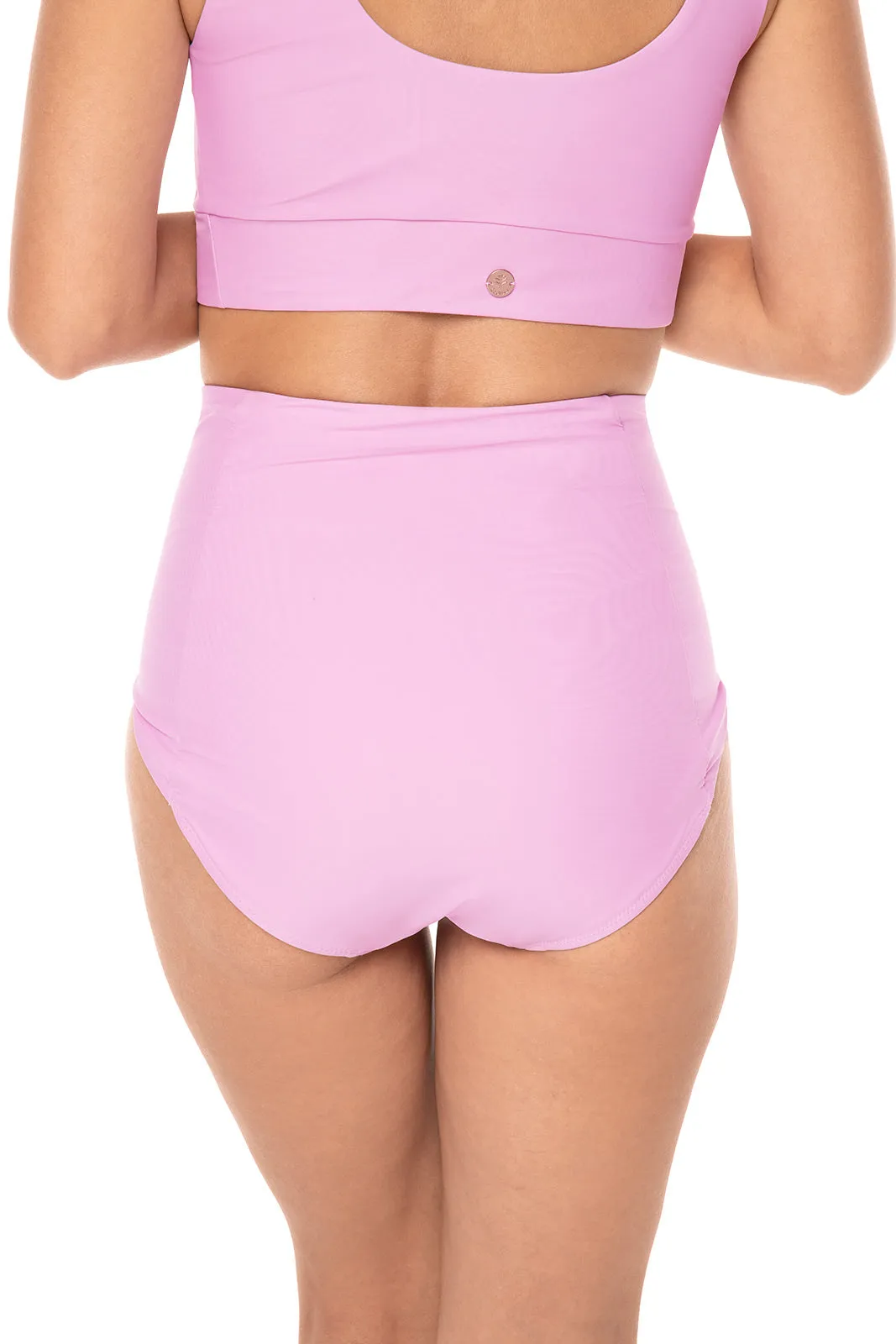 Women's Ocean Sculpt High Rise Bottoms  | Peony Pink