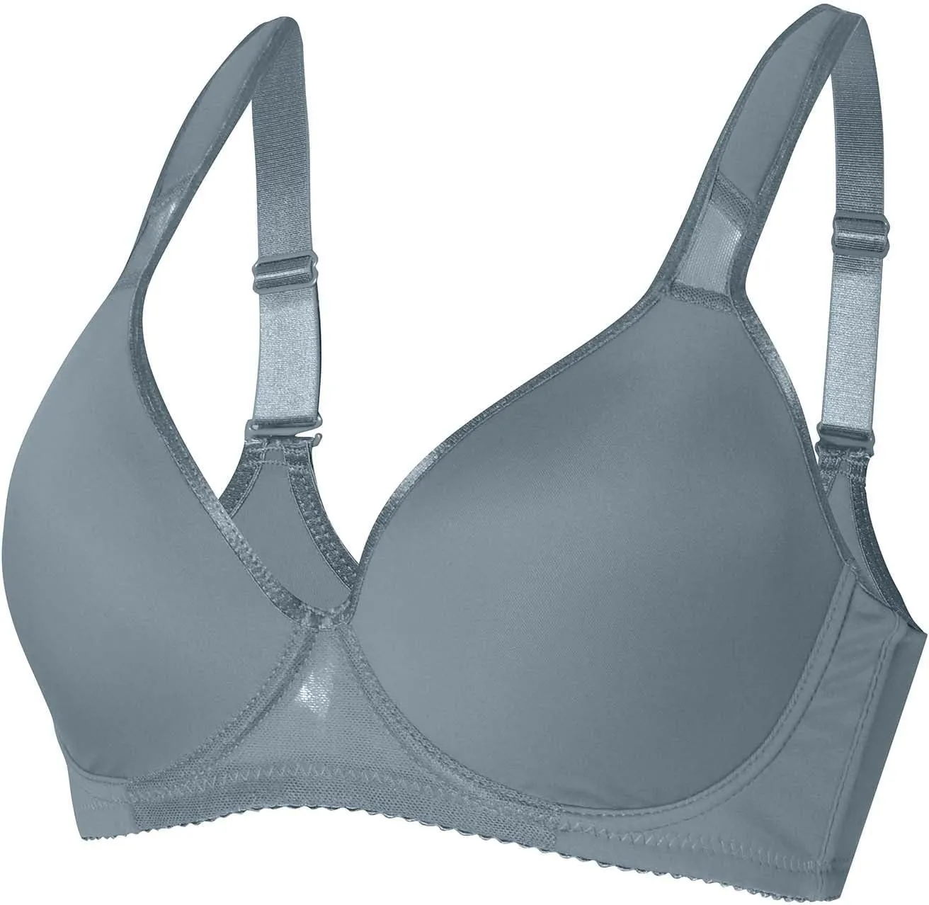 Women's Originals Triangle Bralettes, Breathable Stretch Cotton Bras Women's T-Shirt Bra Breathable Wireless Bra