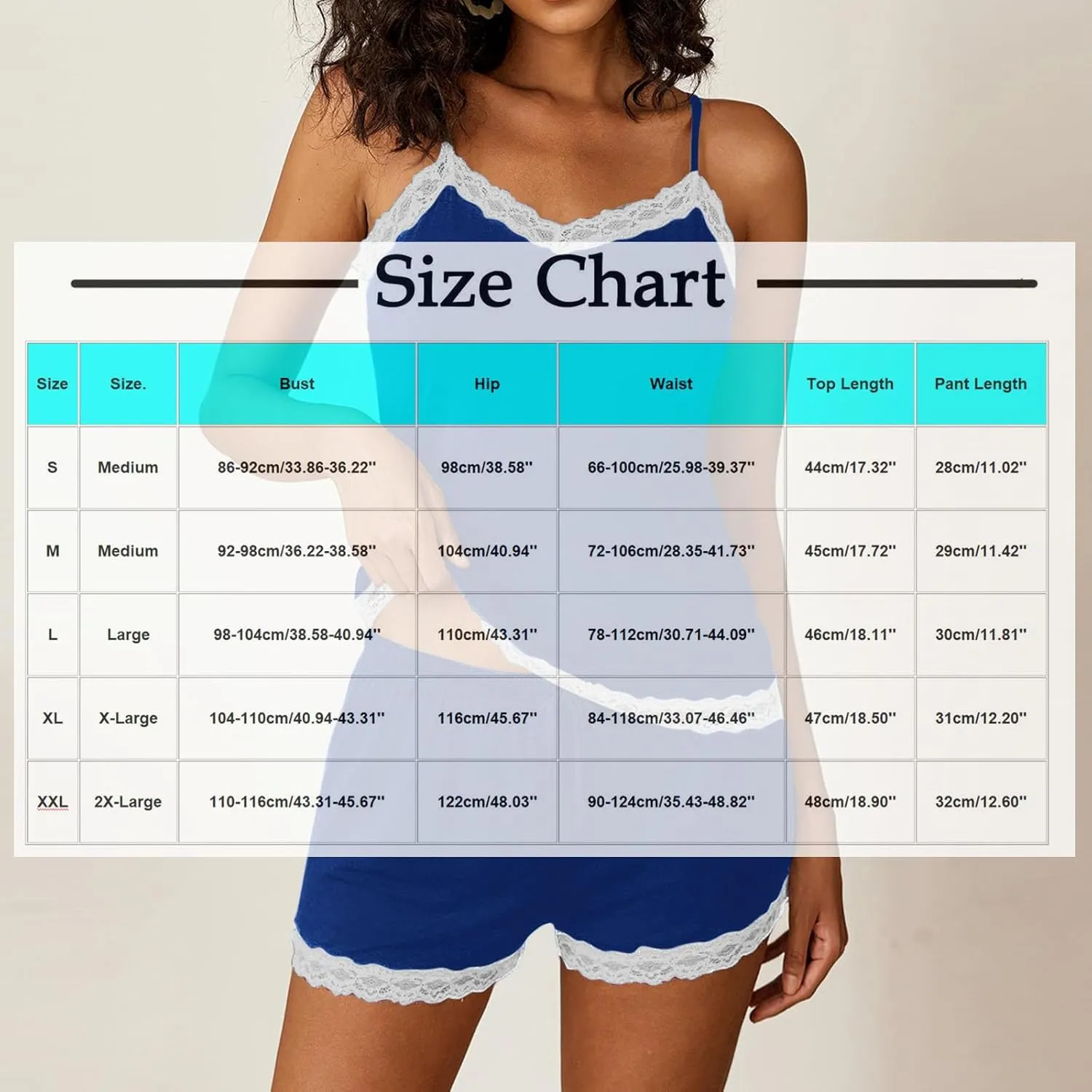 Womens Pajama Set Spaghetti Strap Lace Cami Crop Tops and Shorts Lounge Set Soft Sleepwear Summer 2 Piece Outfits