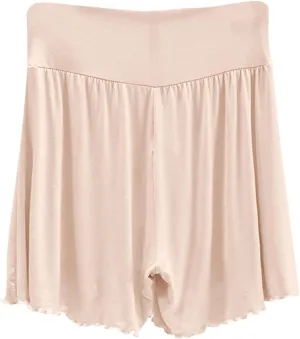 Womens Pajama Shorts Comfy Elastic Waist Lightweight Breathable Sleep Shorts Modal Cotton Soft Lounge Pj Bottoms