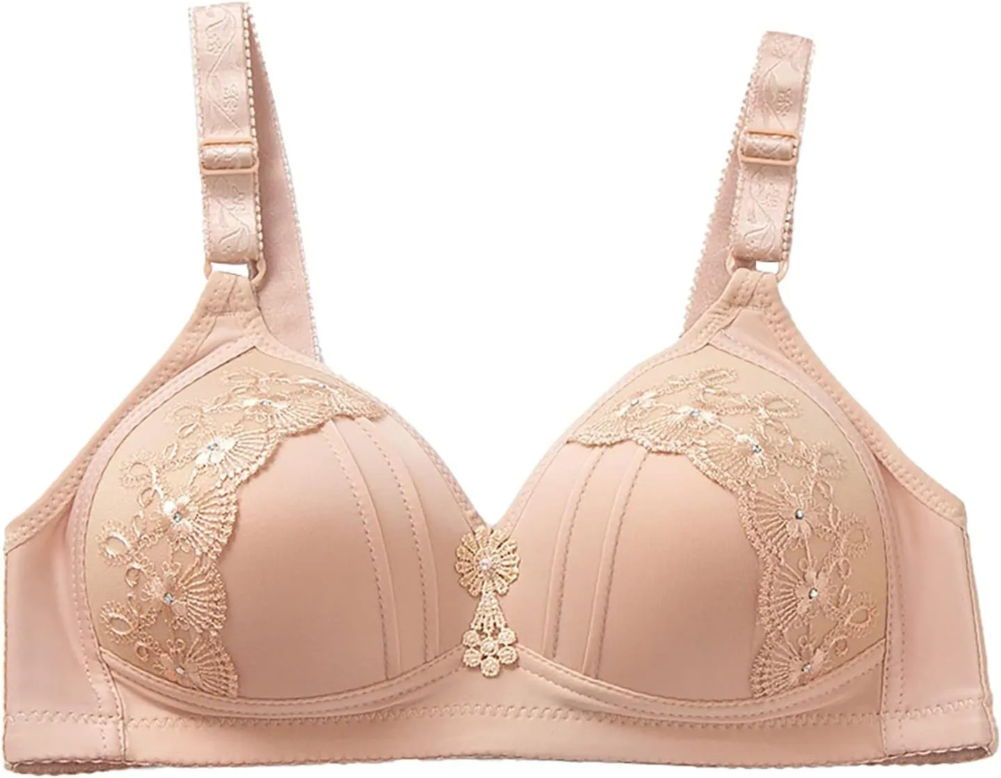 Women's Push Up Wireless Bras Support No Underwire Comfortable Bralette Full Coverage Breathable Everyday Bras