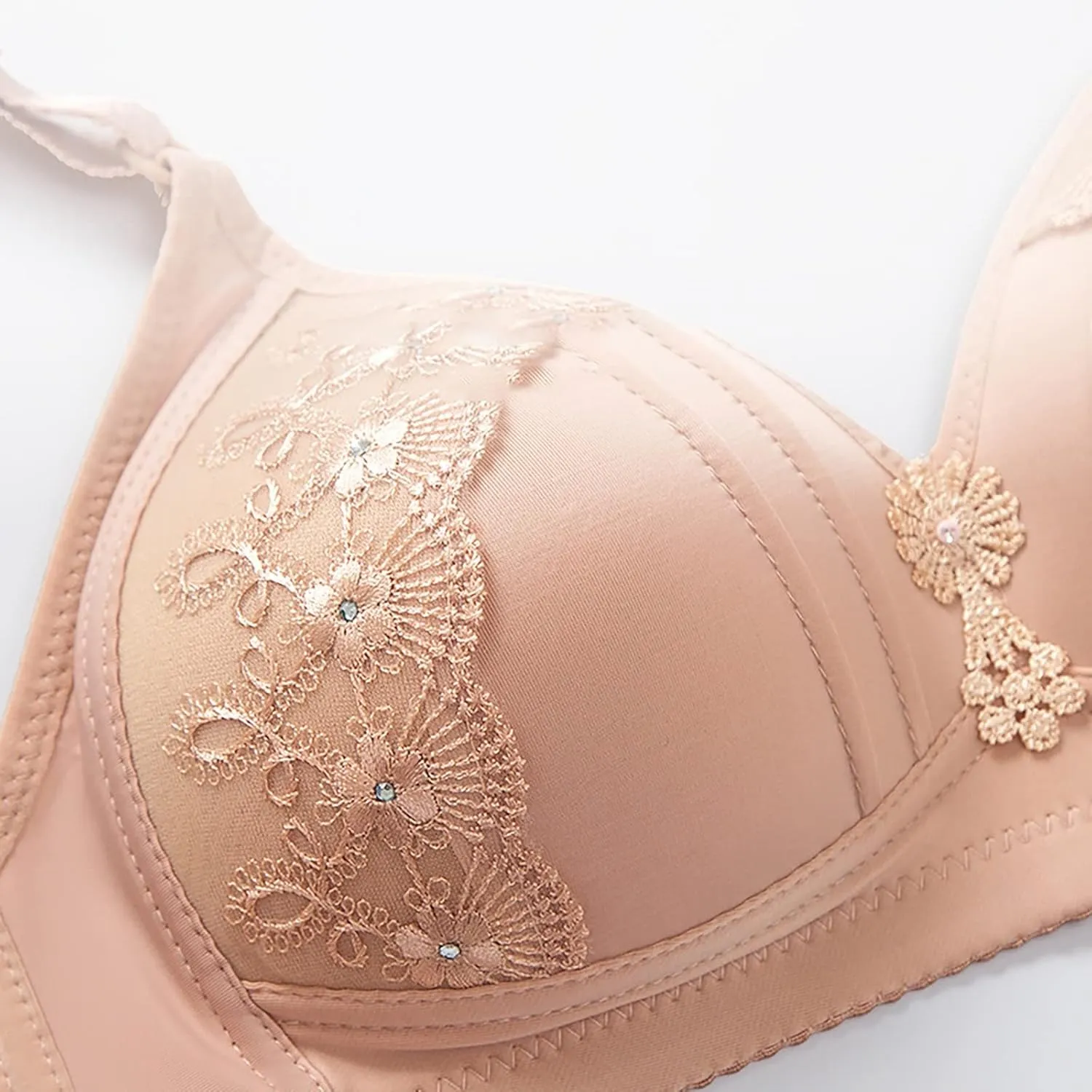 Women's Push Up Wireless Bras Support No Underwire Comfortable Bralette Full Coverage Breathable Everyday Bras