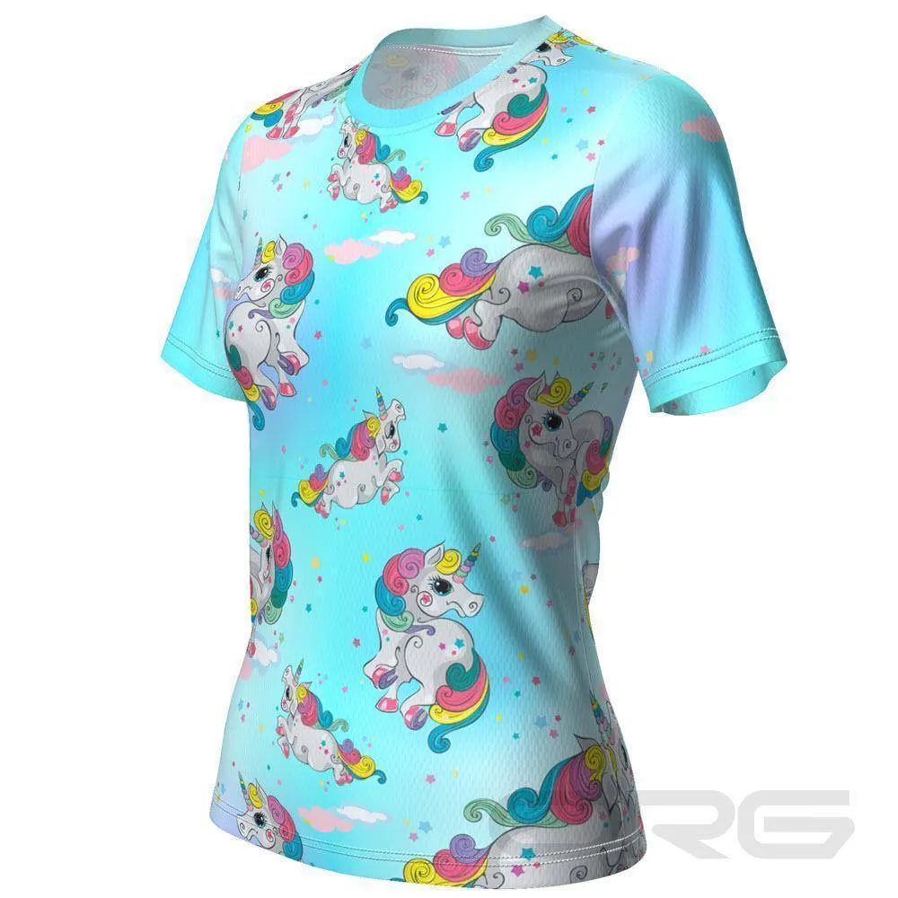 Women's Rainbow Pony Short Sleeve Running Shirt