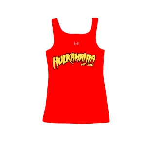 Womens Red Hulkamania Tank Top