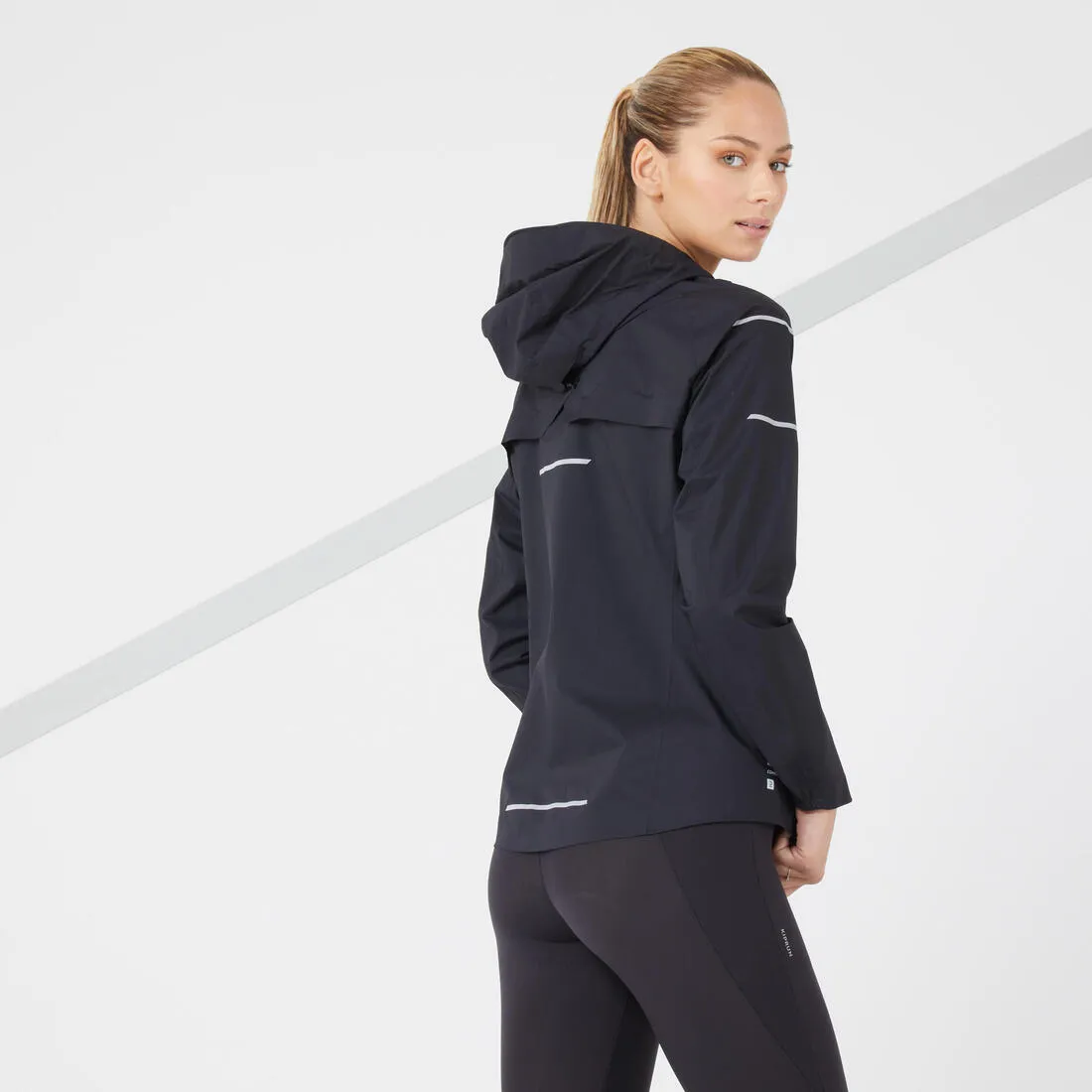 Women's Running Jacket - Weatherproof   Windproof - Black