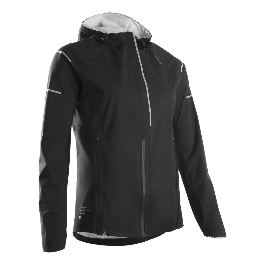 Women's Running Jacket - Weatherproof   Windproof - Black