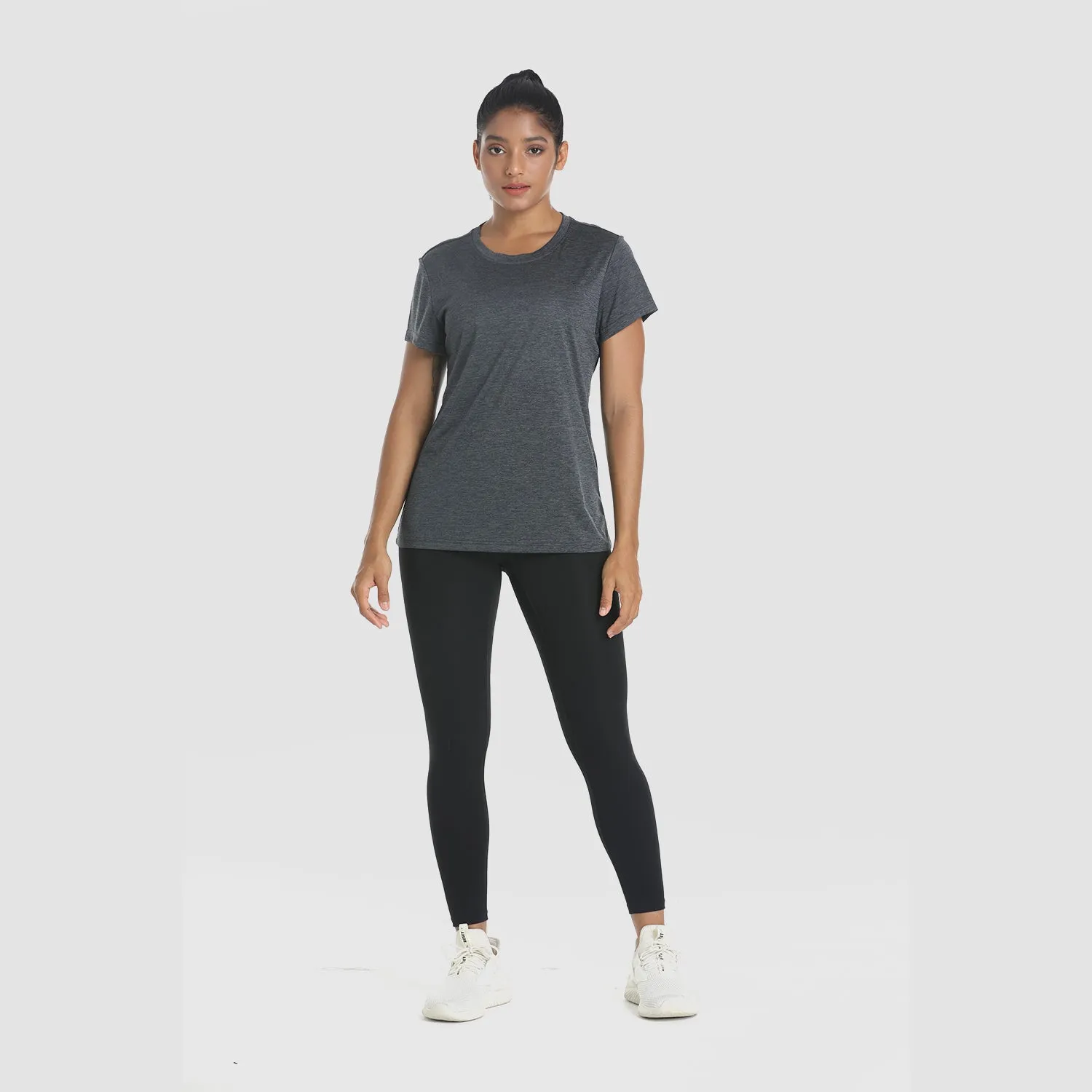 Women's Short Sleeve T-Shirt Quick Dry Running Workout Tee