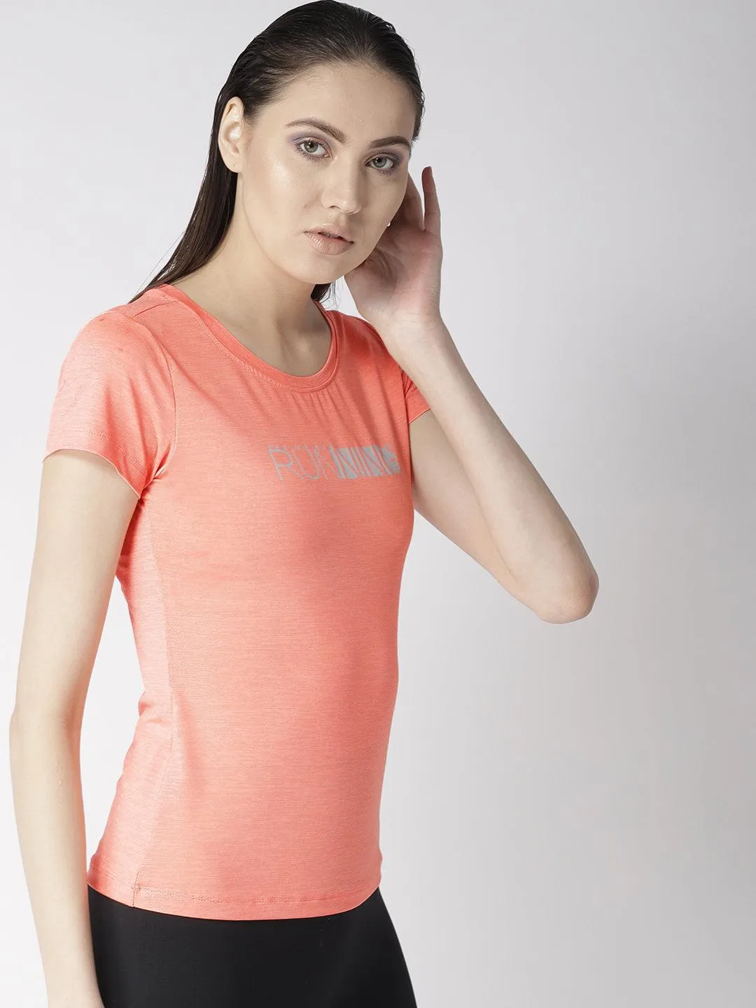 Women's Slim Fit Slogan T-short