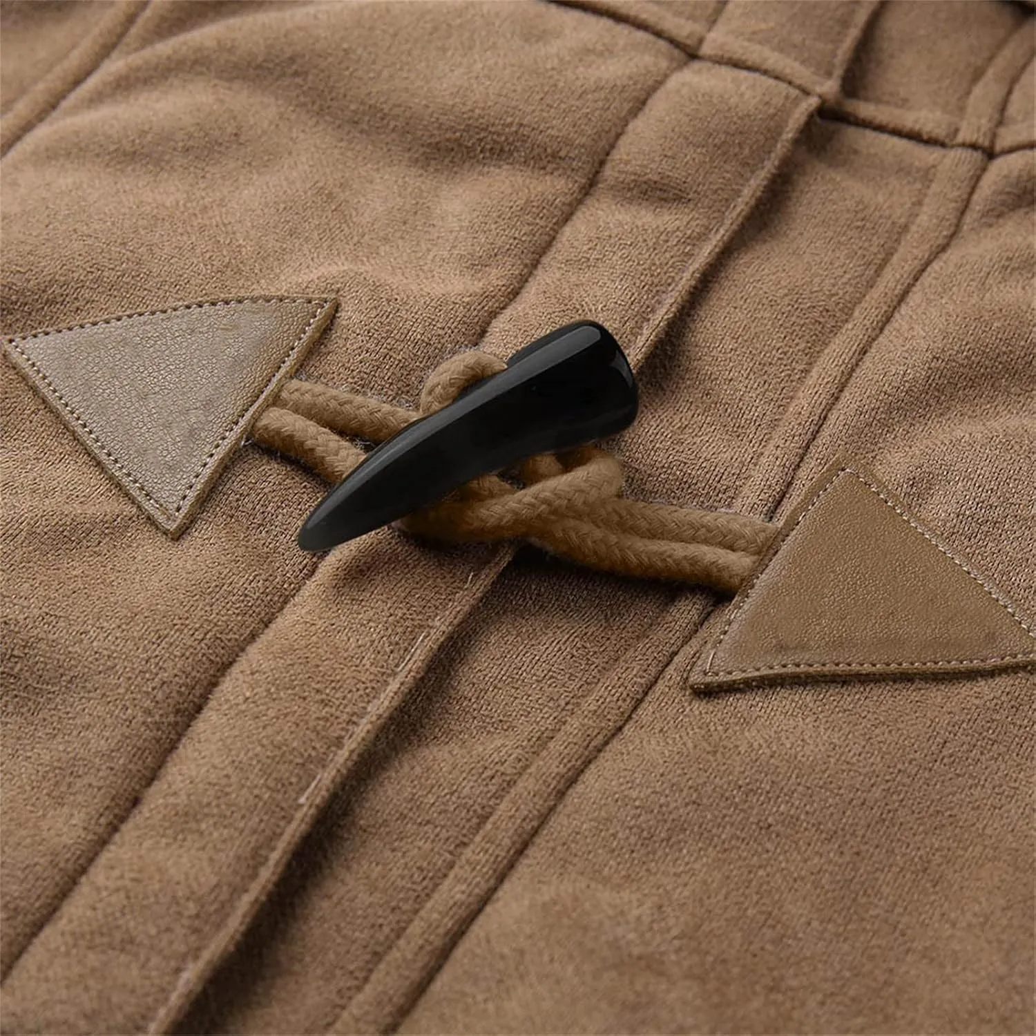 Womens Winter Coats Sherpa Fleece Jackets Hoodies Thicken Overcoat Oversized Parka Faux Suede Long Pea Coat with Pocket