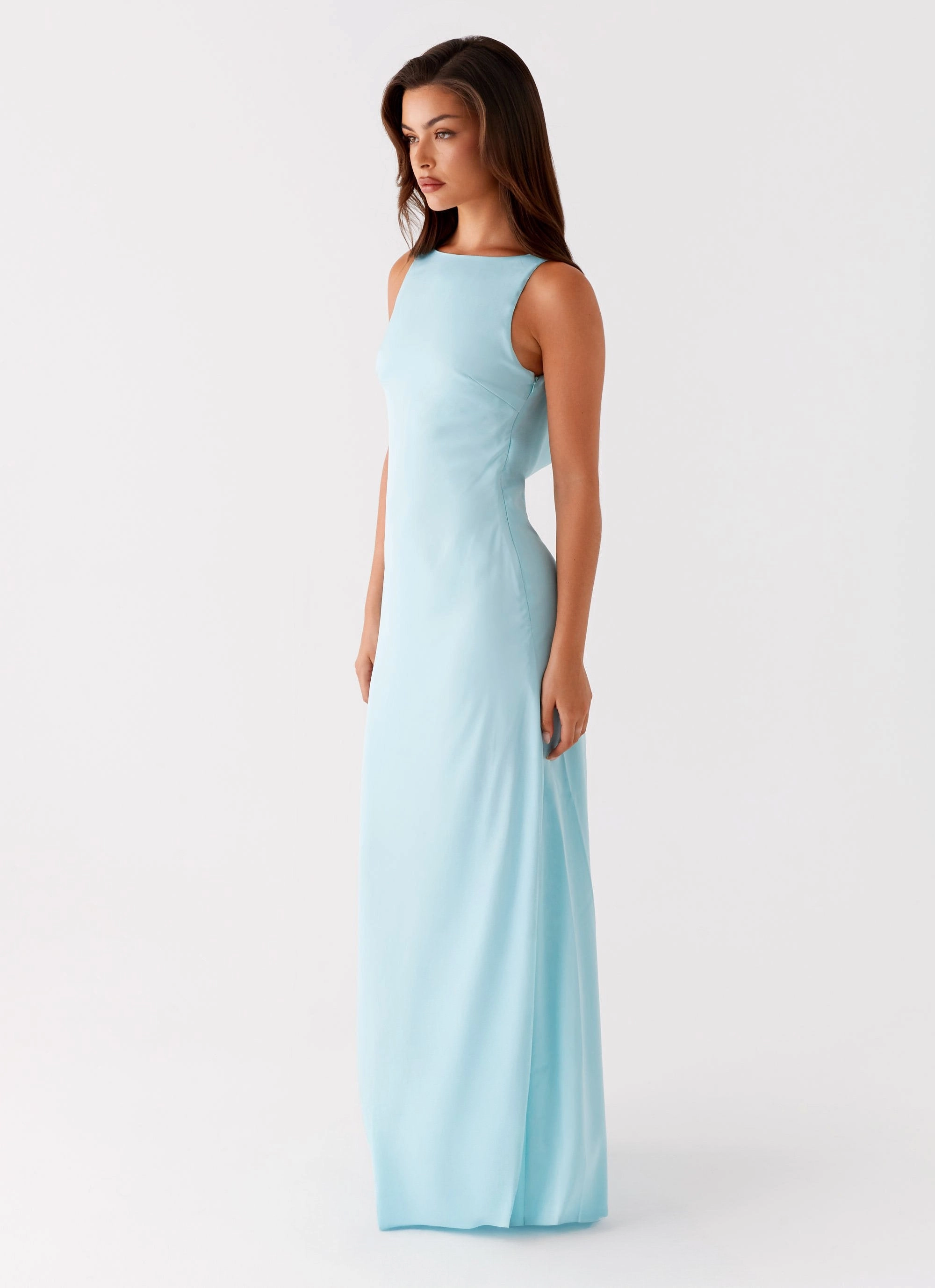 Light Base Warm-Layer Ronnie Maxi Dress - Blue
