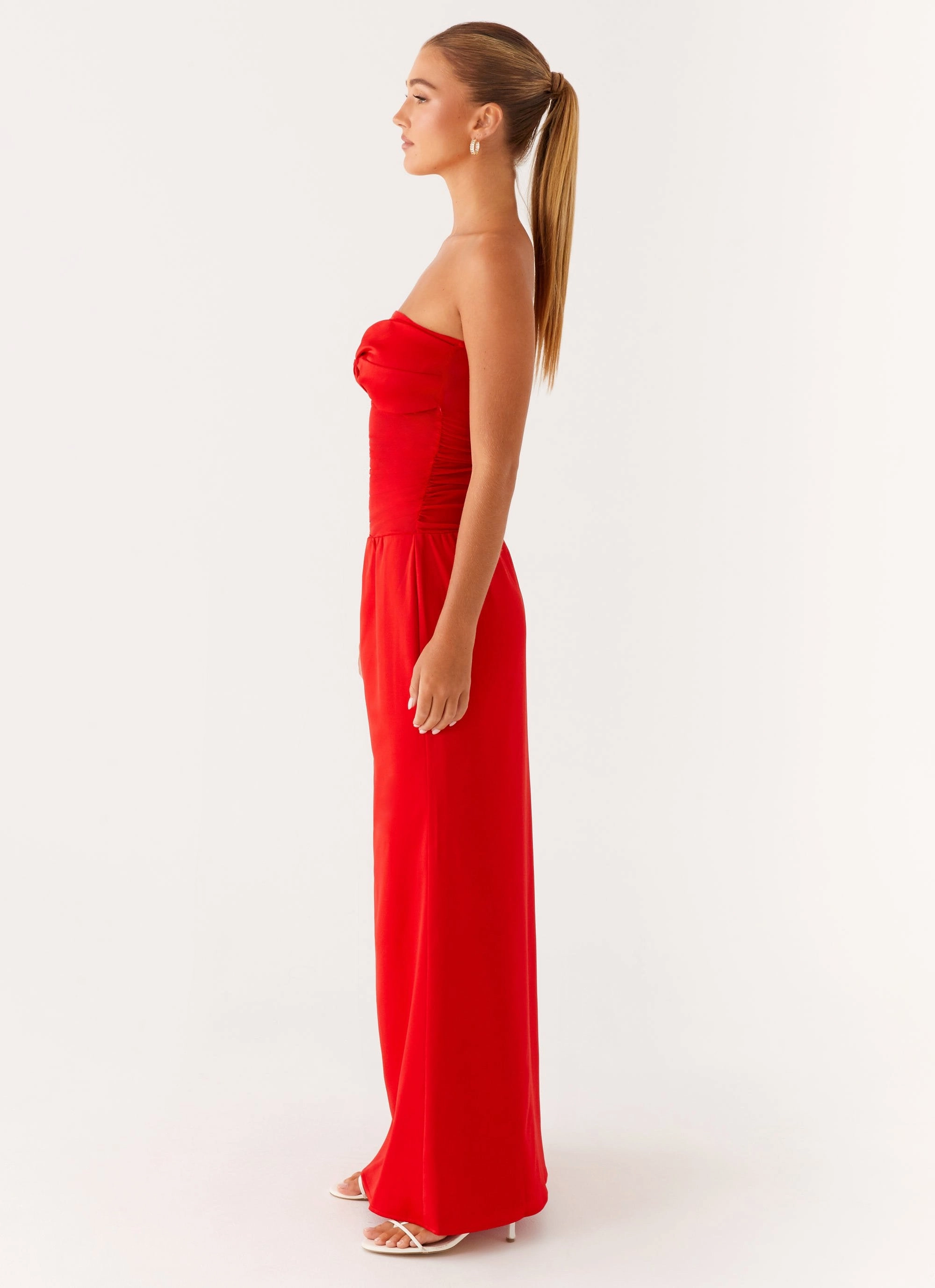 Rewind Maxi Dress - Tangerine Elegant Appearance