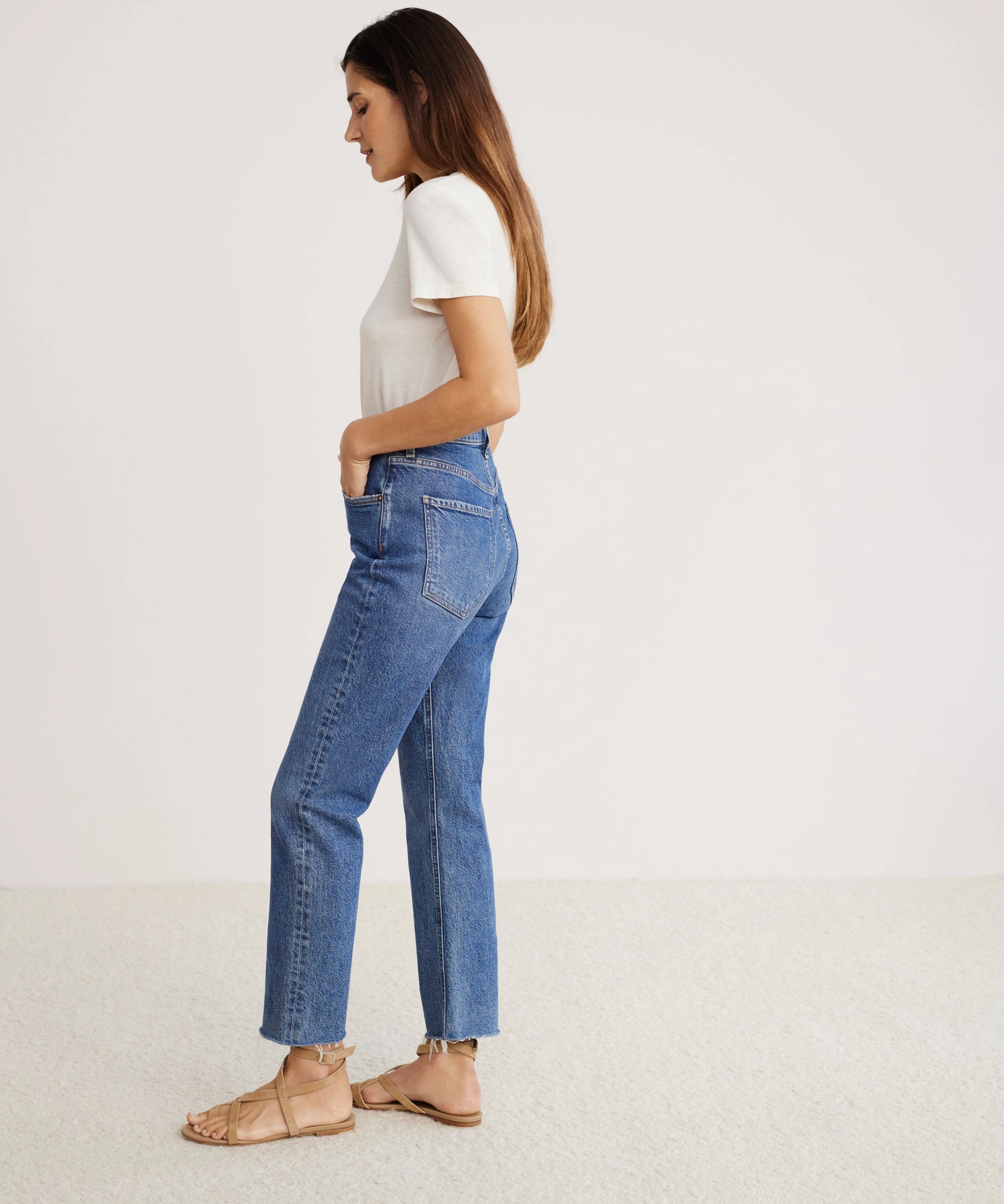 Riley Crop Jean Odor Control Technology simple design