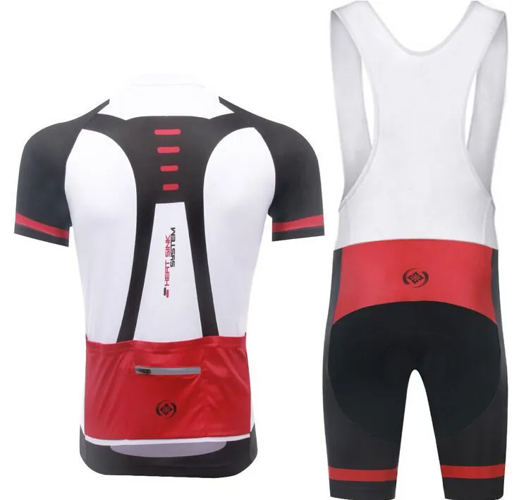 XINTOWN White Black Short Sleeve Cycling Jersey Set
