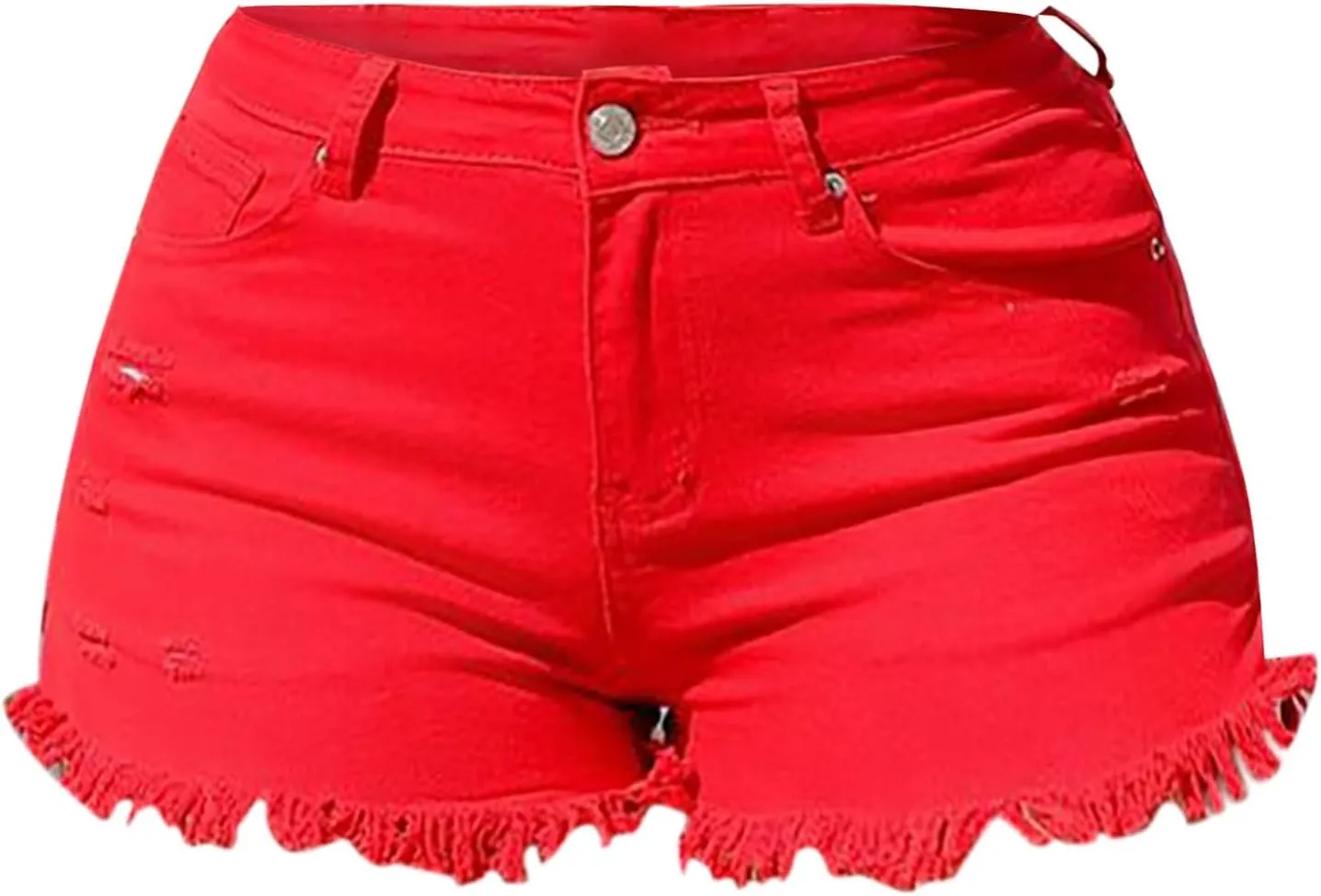 Y2K Jean Shorts for Women Trendy High Waisted Denim Shorts Stretchy Summer Casual Mom Cut Off Stretchy Chino Shorts