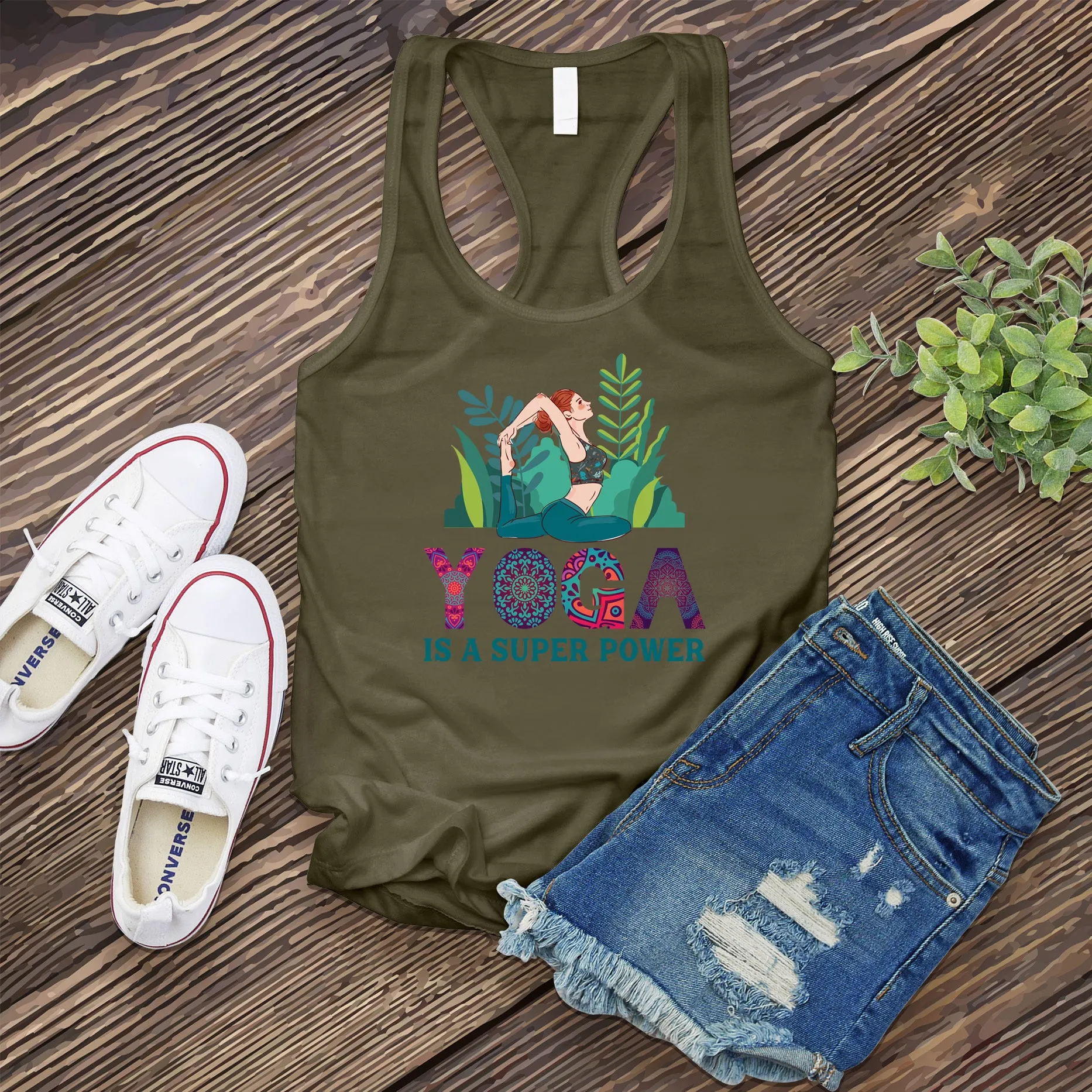 Yoga Is A Superpower Women's Tank Top