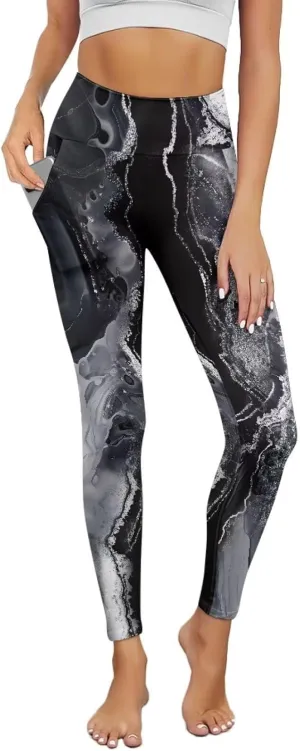Yoga Pants Women Tummy Control Leggings High Waist Yoga Pant Compression Leggings Soft Comfy Workout Yoga Leggings
