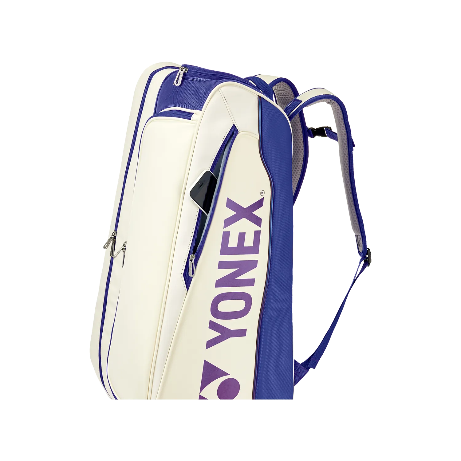 YONEX Expert Racquet Bag 02526 [White/ Deep Blue]