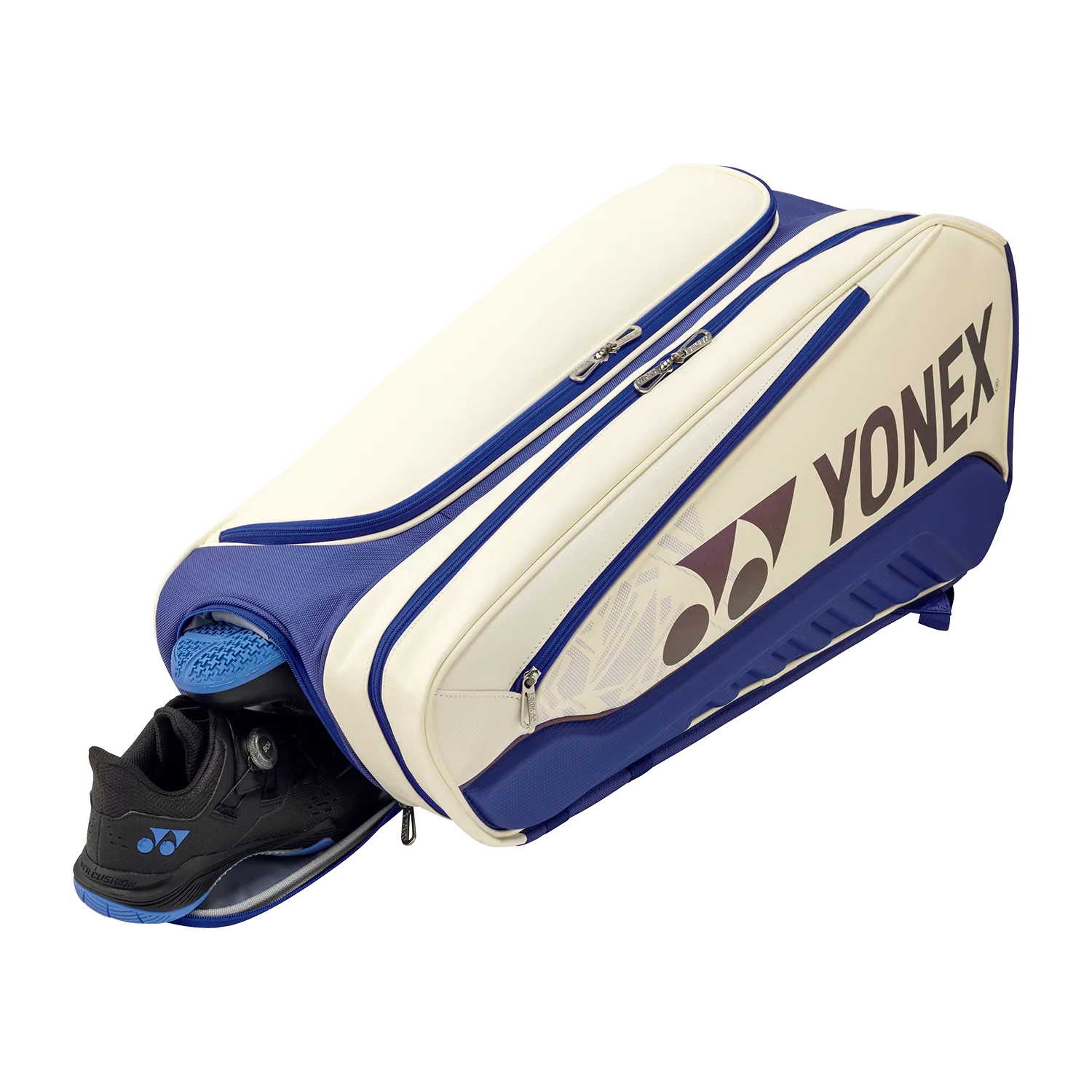 YONEX Expert Racquet Bag 02526 [White/ Deep Blue]