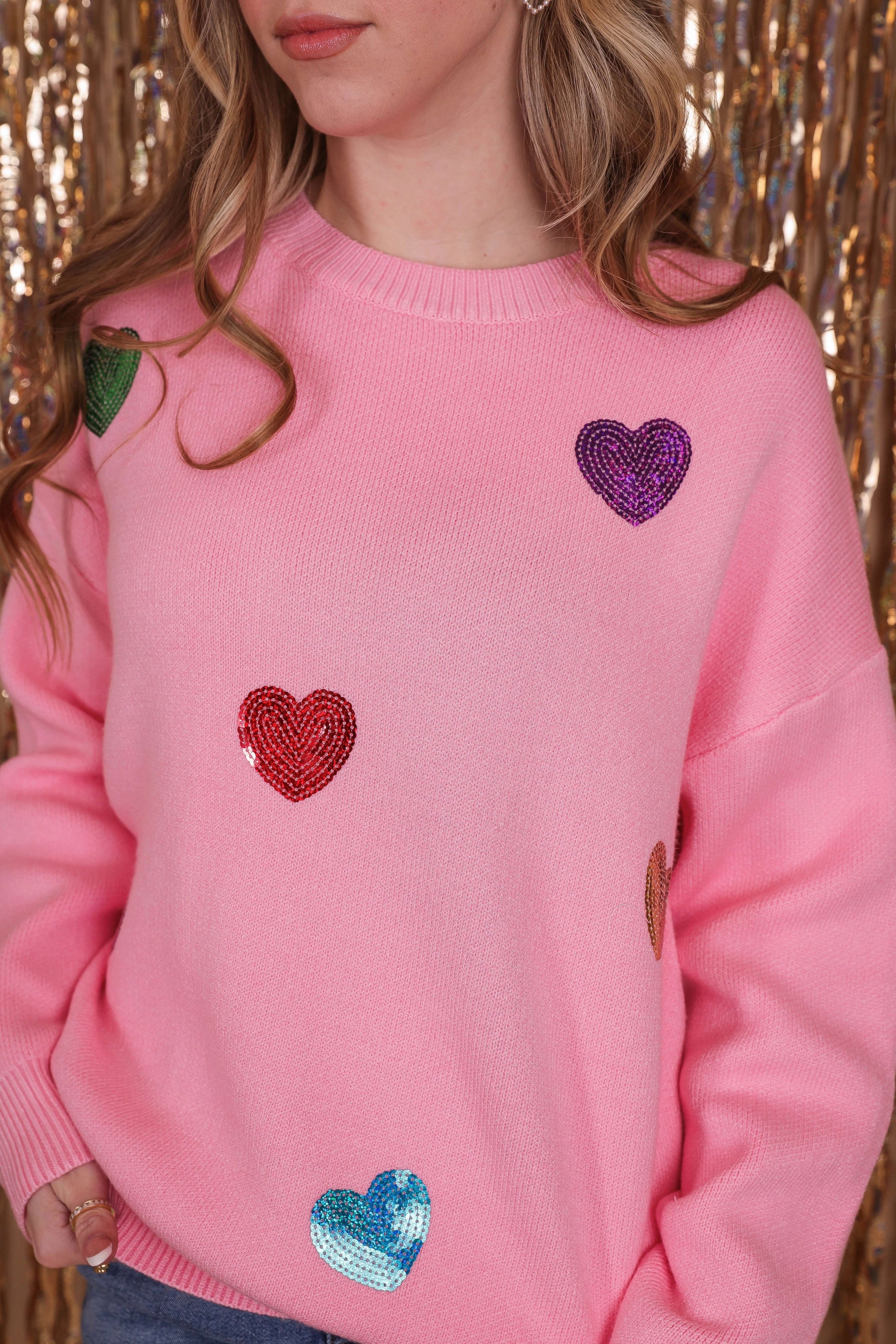 QuickDrying Grid Back Panel You're The One Sweater