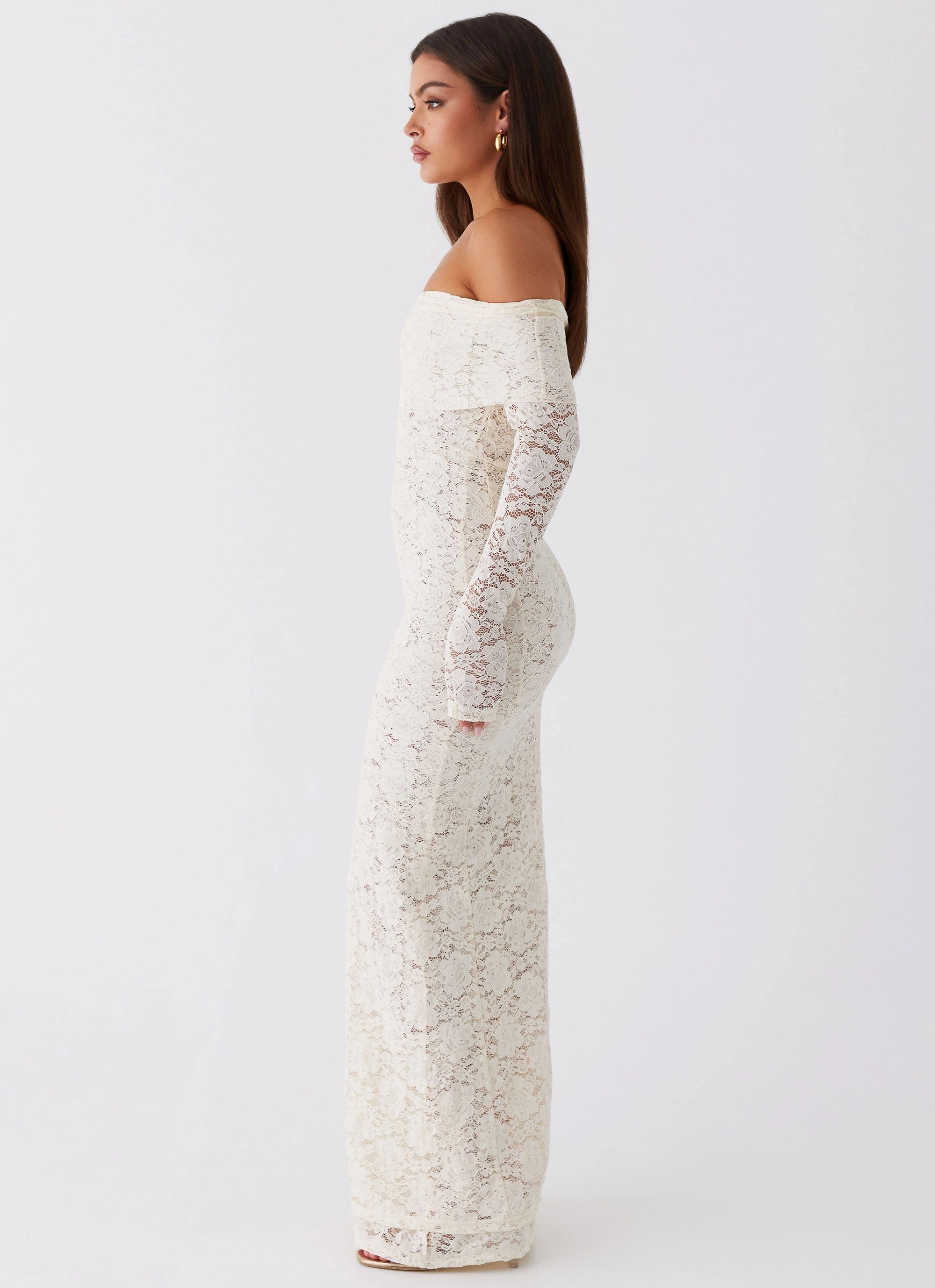 Free Step Yours Always Lace Maxi Dress - Ivory