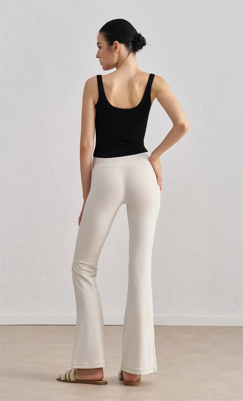 Zara Ribbed Open Back Tank Top