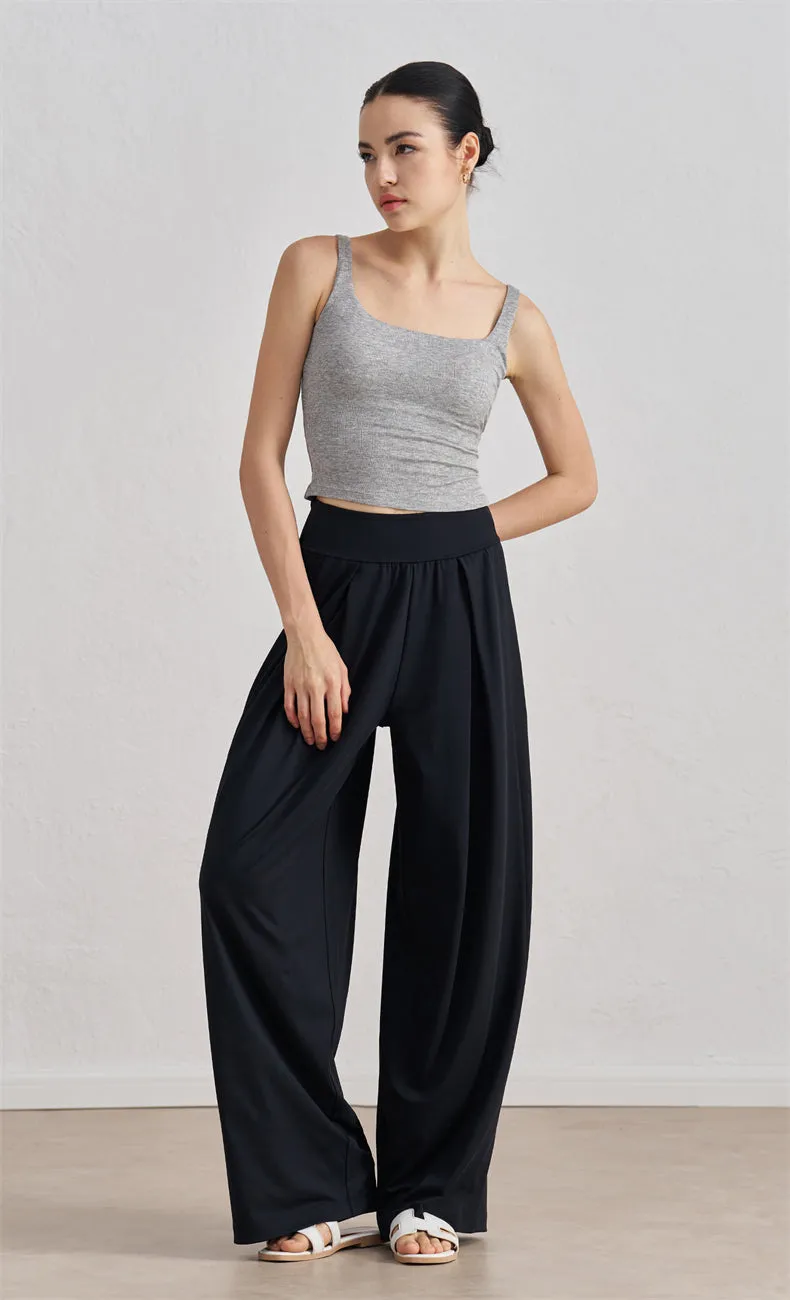 Zara Ribbed Open Back Tank Top