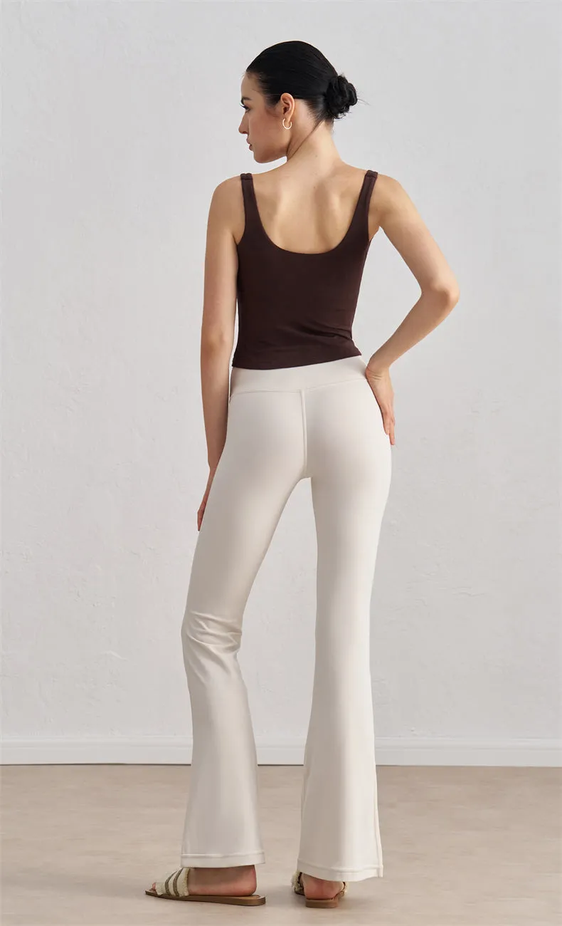 Zara Ribbed Open Back Tank Top