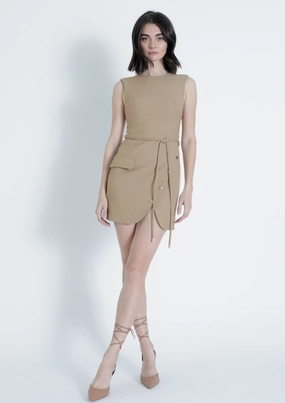 Zara Mini Dress Matte Fabric