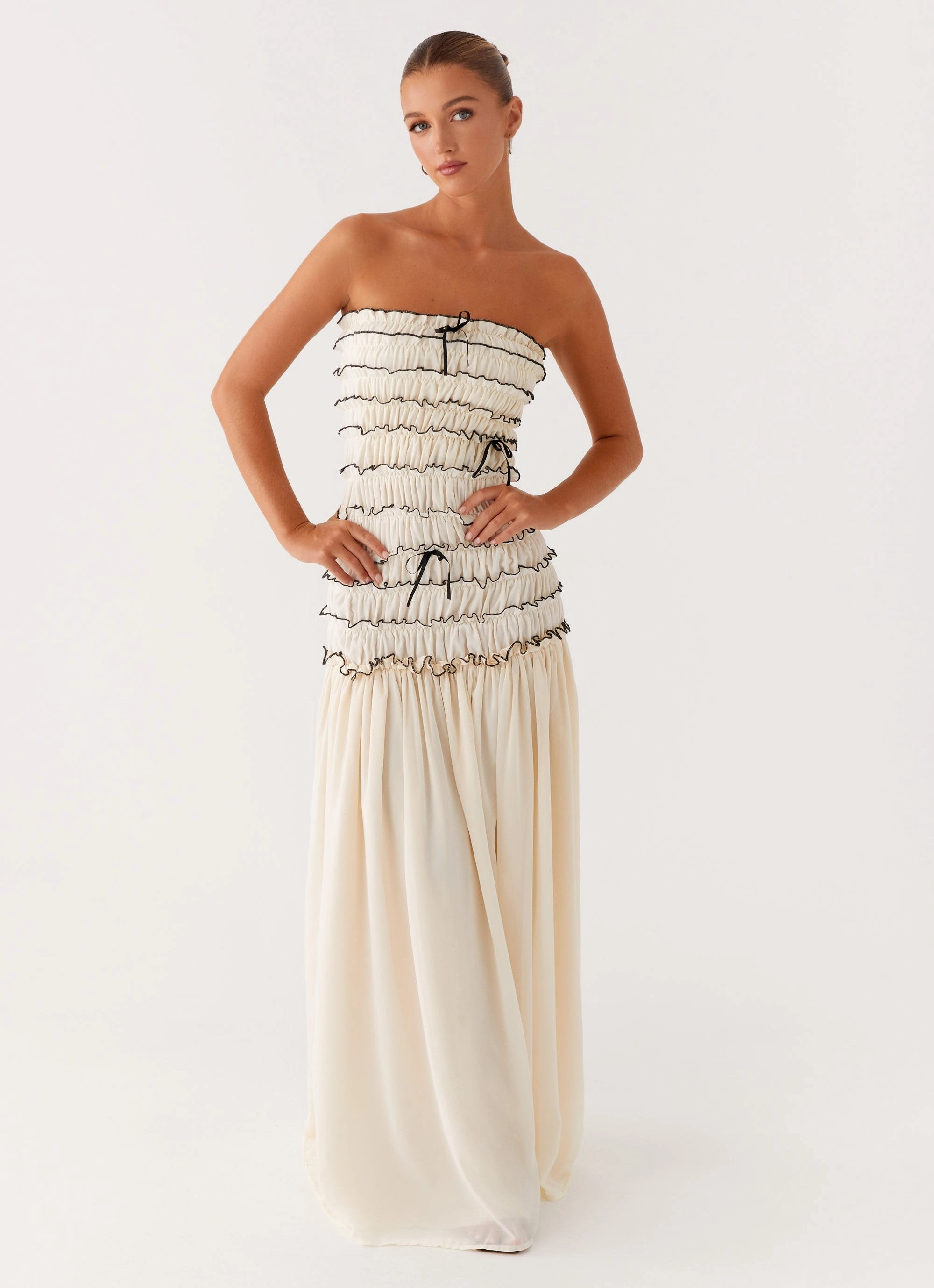 Body Flow Nature Bloom Zariah Maxi Dress - Ivory