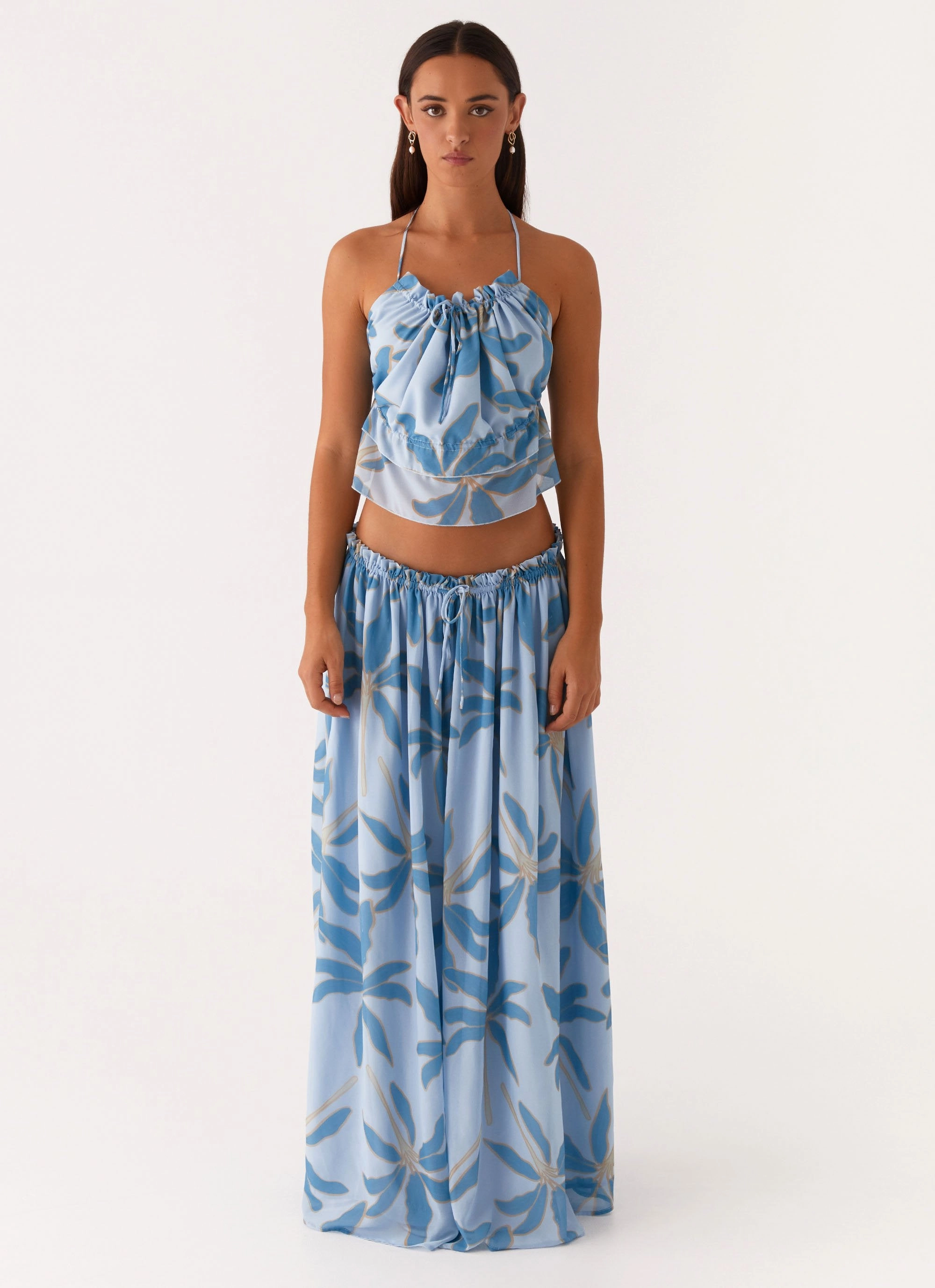 Zaya Maxi Skirt - Opulent Blue Comfy Flex Perfect Look