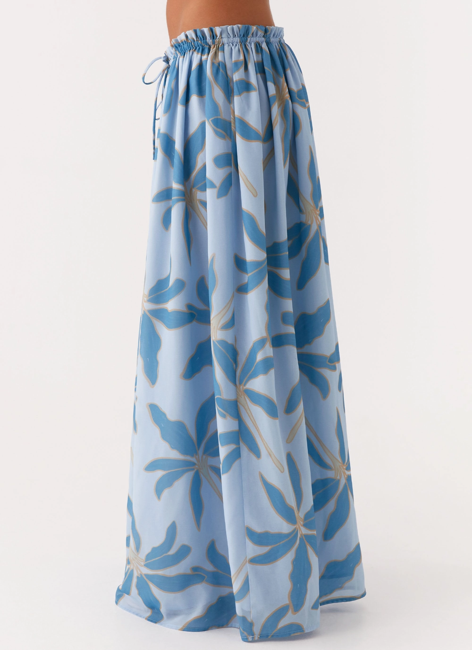 Odor Control Tech Zaya Maxi Skirt - Opulent Blue