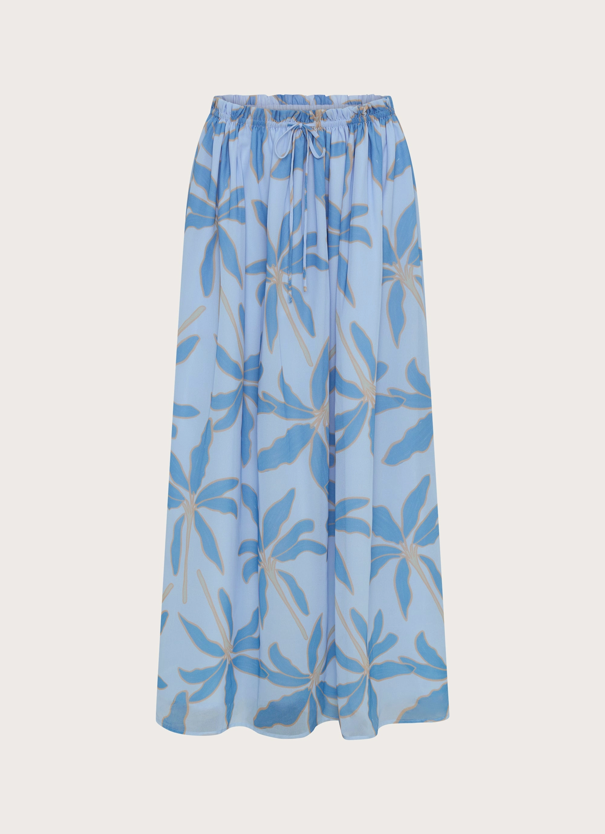 Mid Rise hypoallergenic Zaya Maxi Skirt - Opulent Blue