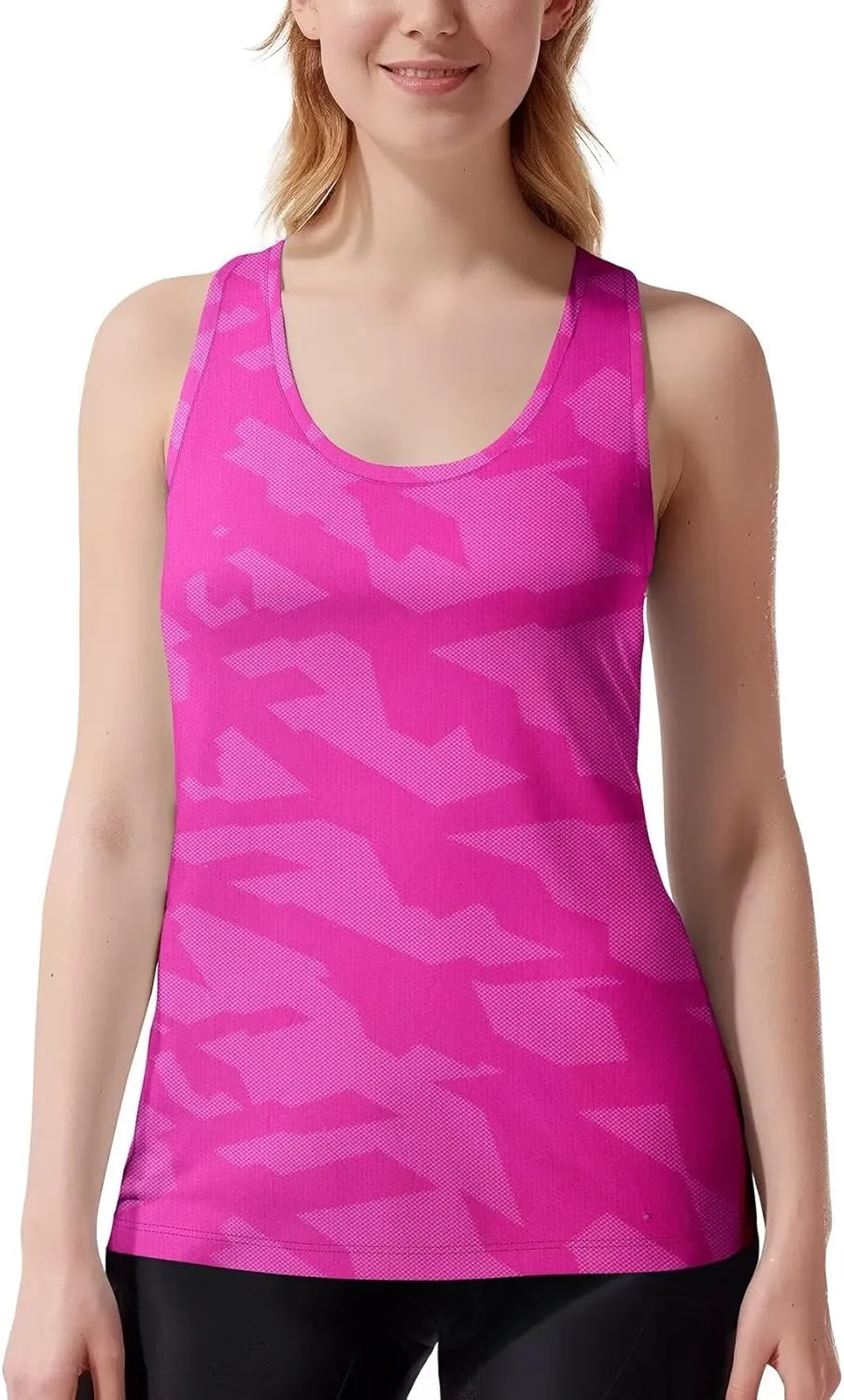 Zengjo Sleeveless Athletic Tops for Women Moisture Wicking Running Workout Tanks