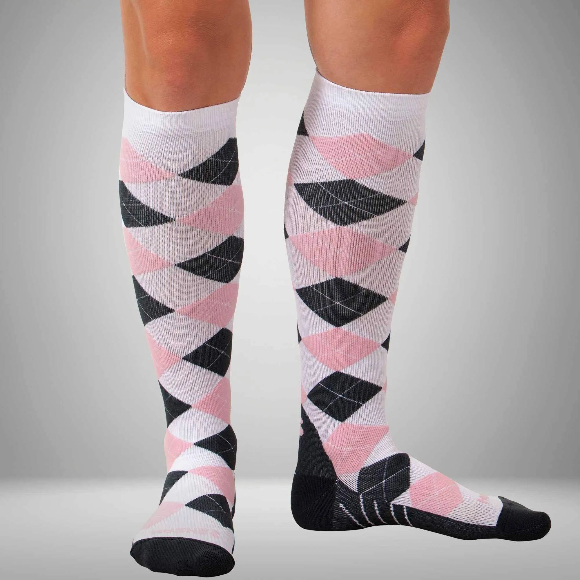 Zensah Argyle Compression Socks - 8531