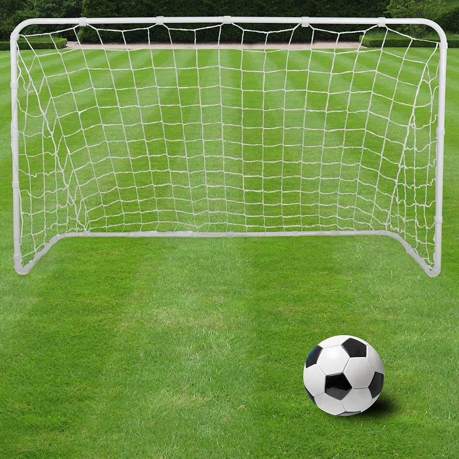 ZENY™ Portable Soccer Goals for Backyard 6x4ft Kids Soccer Goal Net and Hockey Goal for Backyard Outdoor Games